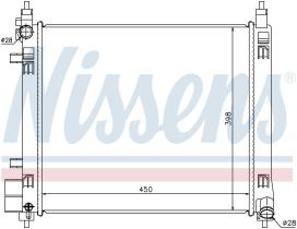 Nissens 68720 - RADIADOR NISSAN MICRA/MARCH(K13)(10