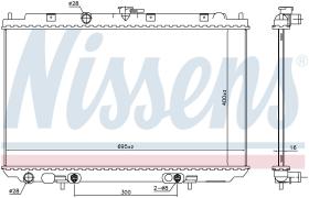 Nissens 68732 - RADIADOR NISSAN ALMERA TINO(V10)(00
