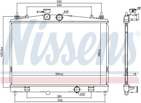 Nissens 68735 - RADIADOR NISSAN JUKE(F15)(10-)1.6 I