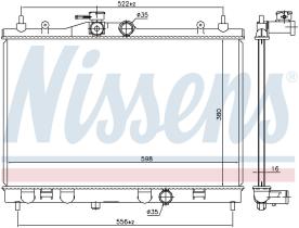 Nissens 68741 - RADIADOR NISSAN TIIDA (C11) (05-) 1