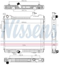 Nissens 68742 - RADIADOR RENAULT MAXITY(06-)2.5 D
