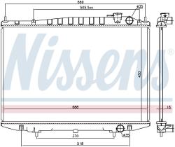 Nissens 68749 - RADIADOR NISSAN PICK UP(D22)(98-)2.