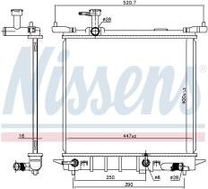 Nissens 68755 - RADIADOR NISSAN MICRA/MARCH(K13)(10