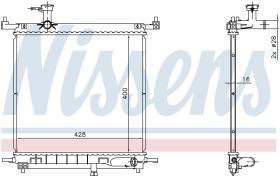 Nissens 68770 - RADIADOR NISSAN MICRA/MARCH(K13)(10
