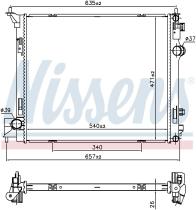 Nissens 68786 - RADIADOR NISSAN QASHQAI(J11)(13-)1.
