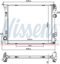 Nissens 68788 - RADIADOR NISSAN X-TRAIL(T32)(14-)1.