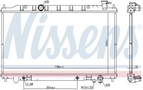 Nissens 68792 - RADIADOR NISSAN ALTIMA 02-