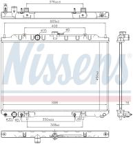 Nissens 68799 - RADIADOR NISSAN X-TRAIL(T30)(01-)2.