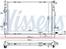 Nissens 68811 - RADIADOR NISSAN QASHQAI(J10)(07-)2.