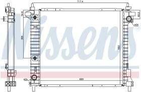 Nissens 69093 - RADIADOR CADILLAC SRX 10-