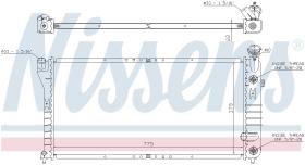 Nissens 69215 - RADIADOR BUICK REGAL III(88-)3.8