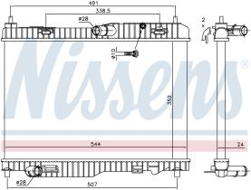 Nissens 69233 - RADIADOR FORD B-MAX(CB2)(12-)1.6 TD
