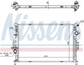 Nissens 69249 - RADIADOR FORD KUGA(CBS)(13-)2.0 TDC