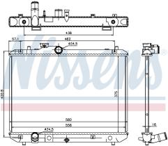 Nissens 69400 - RADIADOR SUZUKI SWIFT III(EZ.MZ)(05