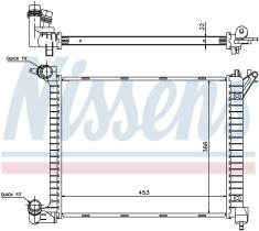Nissens 69704A - RADIADOR MINI MINI (R50-R53)(01-)ON