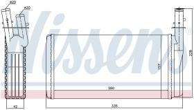 Nissens 70016 - CALEFACTOR ALFA ROMEO 166(936)(98-)