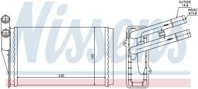 Nissens 70221 - CALEFACTOR AUDI QUATTRO(85)(80-)2.1