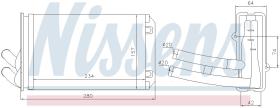 Nissens 70222 - CALEFACTOR AUDI QUATTRO(85)(80-)2.1