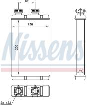 Nissens 70513 - CALEFACTOR BMW 3 E46(98-)323 I