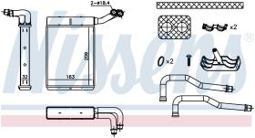 Nissens 707095 - CALEFACTOR PEUGEOT 407(6D.6C.6E)(04