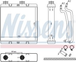 Nissens 707173 - CALEFACTOR HONDA CIVIC  VIII(FN.FK)