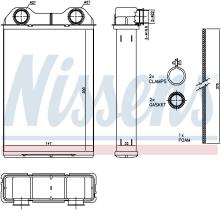 Nissens 70808 - CALEFACTOR MINI MINI (R50-R53)(01-)