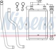 Nissens 70978 - CALEFACTOR LANCIA THEMA(LX)(11-)3.0