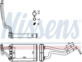 Nissens 70980 - CALEFACTOR CHRYSLER PT CRUISER(PT.P