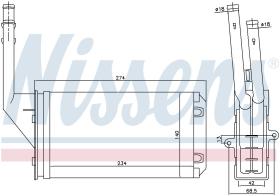 Nissens 71143 - CALEFACTOR PEUGEOT 106 (1A.1C)(91-)