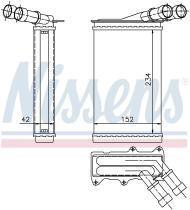 Nissens 71156 - CALEFACTOR PEUGEOT PARTNER  (M) (96