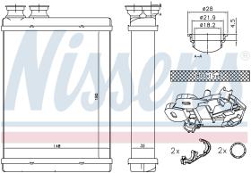 Nissens 71167 - CALEFACTOR PEUGEOT 308(13-)1.2 VTI