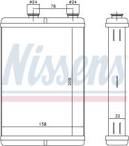 Nissens 71451 - CALEFACTOR LANCIA Y (843)(03-)1.4 I