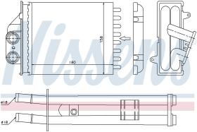 Nissens 71453 - CALEFACTOR FIAT 500(312)(07-)0.9 TW