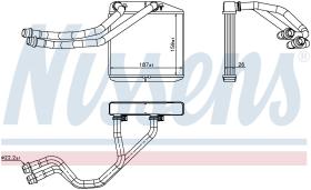 Nissens 71455 - CALEFACTOR FIAT DOBLO(152.263)(09-)