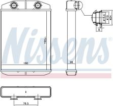 Nissens 71458 - CALEFACTOR FIAT 500(312)(07-)0.9 TW