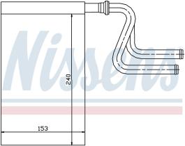 Nissens 71745 - CALEFACTOR FORD MONDEO I(FD)(92-)1.