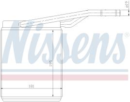 Nissens 71747 - CALEFACTOR FORD FOCUS I (CAK) (98-)