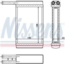 Nissens 71753 - CALEFACTOR FORD FIESTA III(CX)(89-)