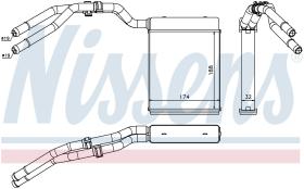 Nissens 71773 - CALEFACTOR FORD S-MAX(CA1)(06-)1.6