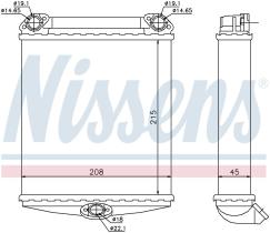 Nissens 72001 - CALEFACTOR MERCEDES S-CLASS W 126(7