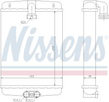 Nissens 72013 - CALEFACTOR MERCEDES E-CLASS W 210(9