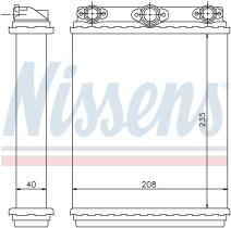 Nissens 72016 - CALEFACTOR MERCEDES E-CLASS W 124(8