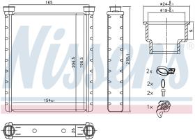 Nissens 72065 - CALEFACTOR MERCEDES B-CLASS W 245(0