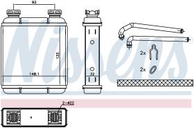 Nissens 72072 - CALEFACTOR SMART FORTWO(W451)(07-)M