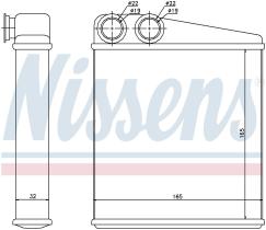 Nissens 72206 - CALEFACTOR RENAULT WIND(10-)1.2 TCE