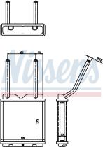 Nissens 726531 - CALEFACTOR OPEL VECTRA A(88-)1.6