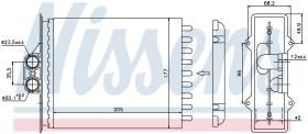 Nissens 72657 - CALEFACTOR OPEL VECTRA B(95-)1.7 TD