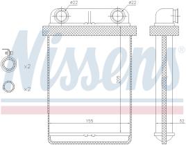 Nissens 72671 - CALEFACTOR BUICK EXCELLE II(09-)1.6