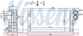 Nissens 72941 - CALEFACTOR PEUGEOT 206+(TE3)(09-)1.