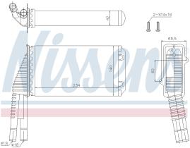 Nissens 72953 - CALEFACTOR PEUGEOT 107(05-)1.0 I 12